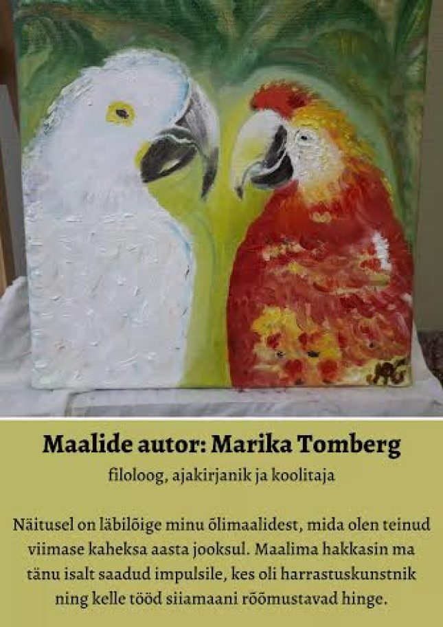 Marika Tombergi maalide näitus