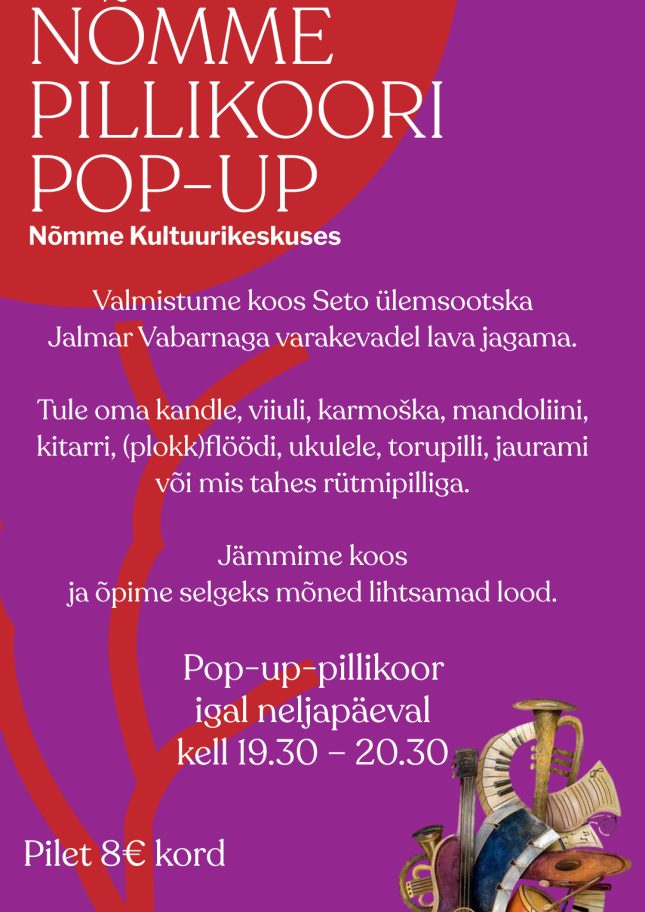 NÕMME PILLIKOORI POP-UP PILLIPIDU